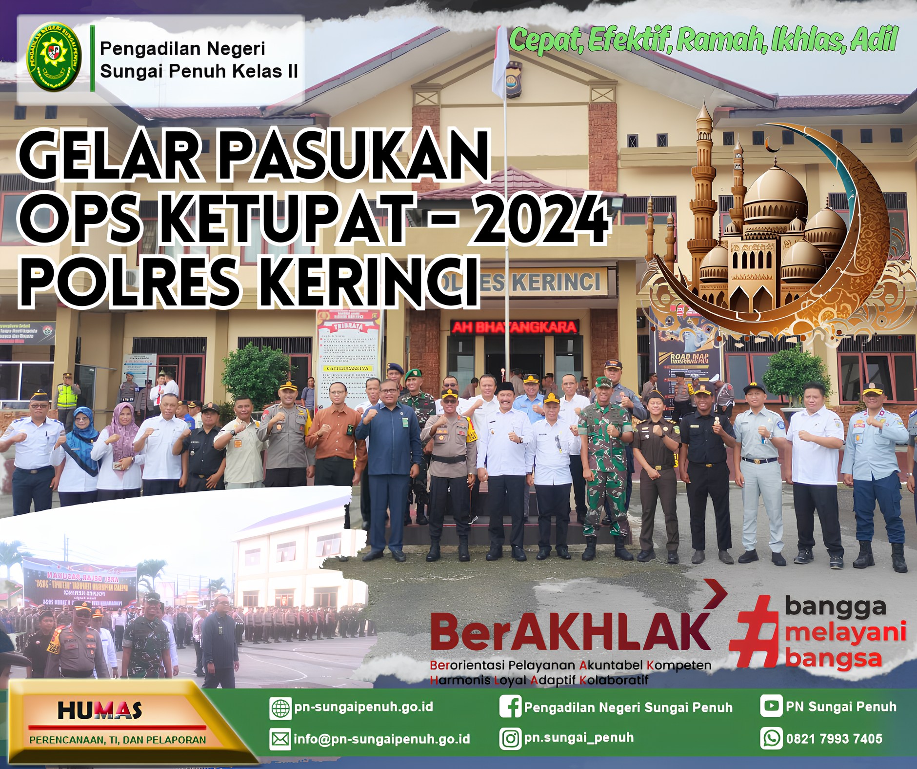  Apel Gelar Pasukan Ops Ketupat Tahun 2024 Dalam Rangka Pengamanan Idul Fitri 1445 H